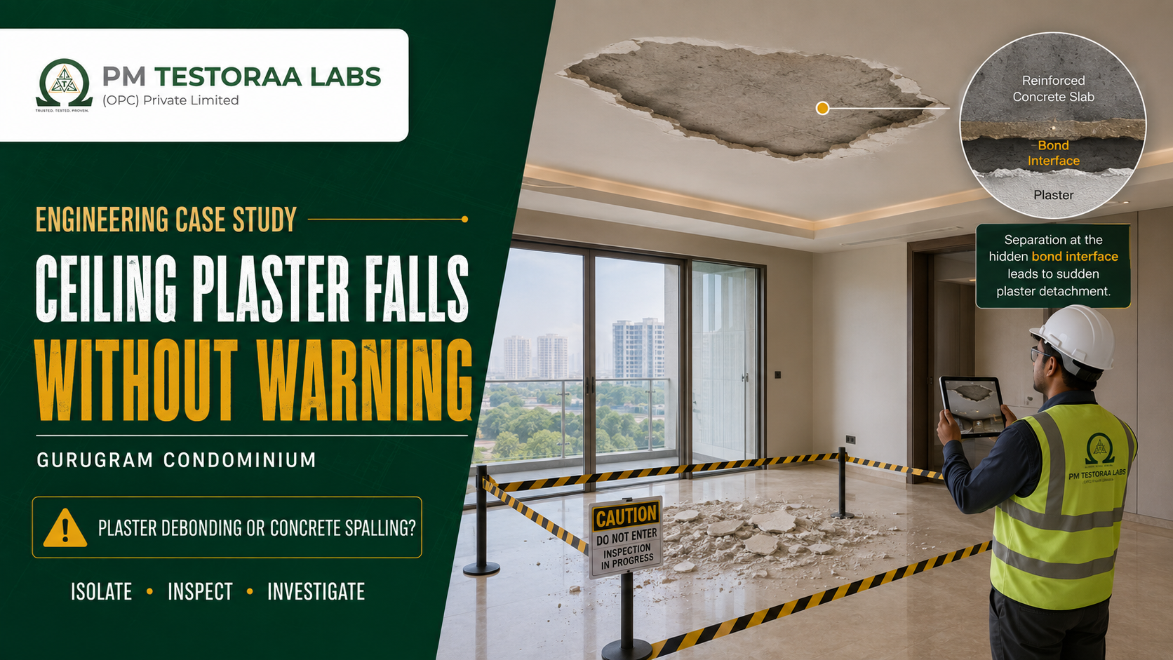 Ceiling Plaster Falls Without Warning: Engineering Lessons from a Gurugram Condominium