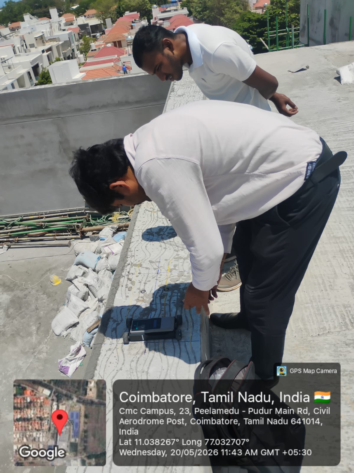 Rebar Scanning for PEB Structure – RAK’s Pallikkoodam, Coimbatore